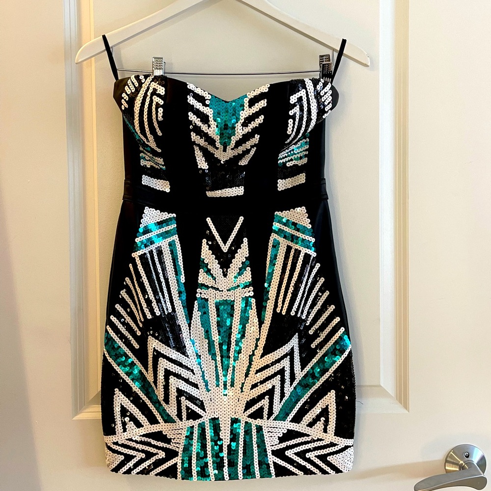 Sequin Mini Party Dress